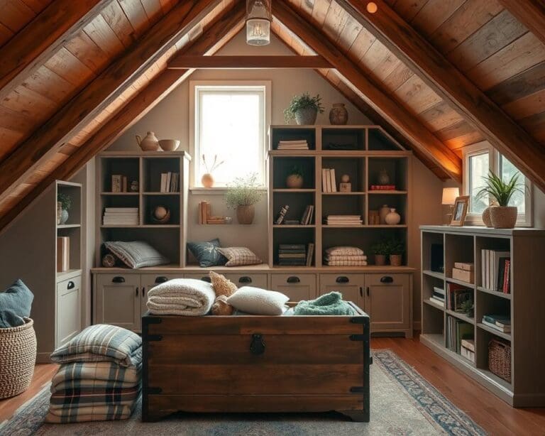 Wie schafft man Stauraum im Dachgeschoss?