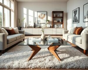 Wie wertet ein Design-Couchtisch das Wohnzimmer auf?