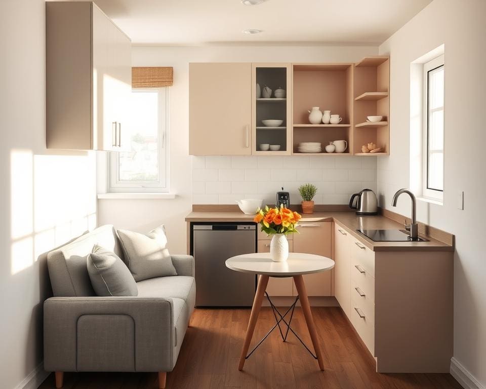 kleine Küche einrichten